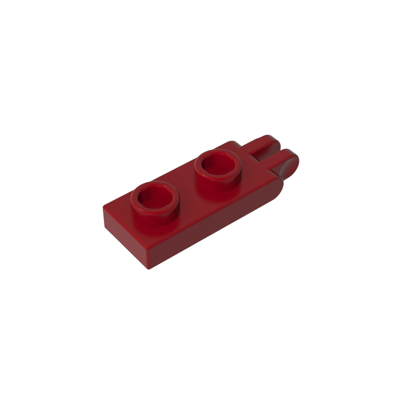 Hinge Plate 1 x 2 with 2 Fingers and Hollow Studs - Color ID 14