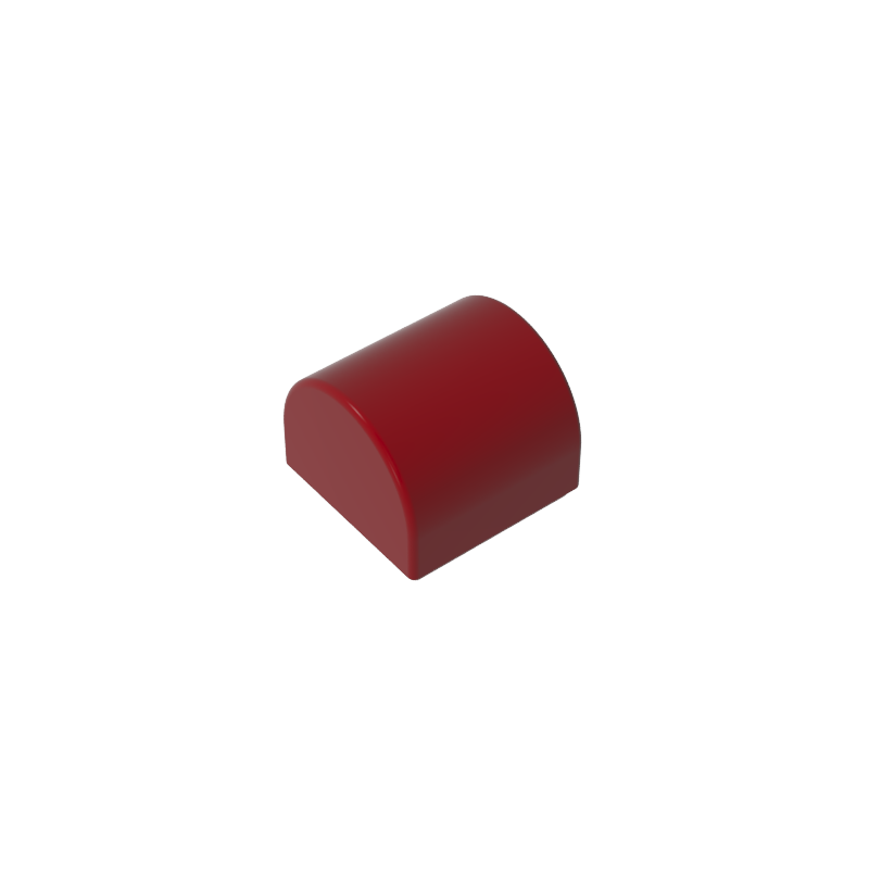 Brick Curved 1 x 1 x 2/3 Double Curved Top, No Studs