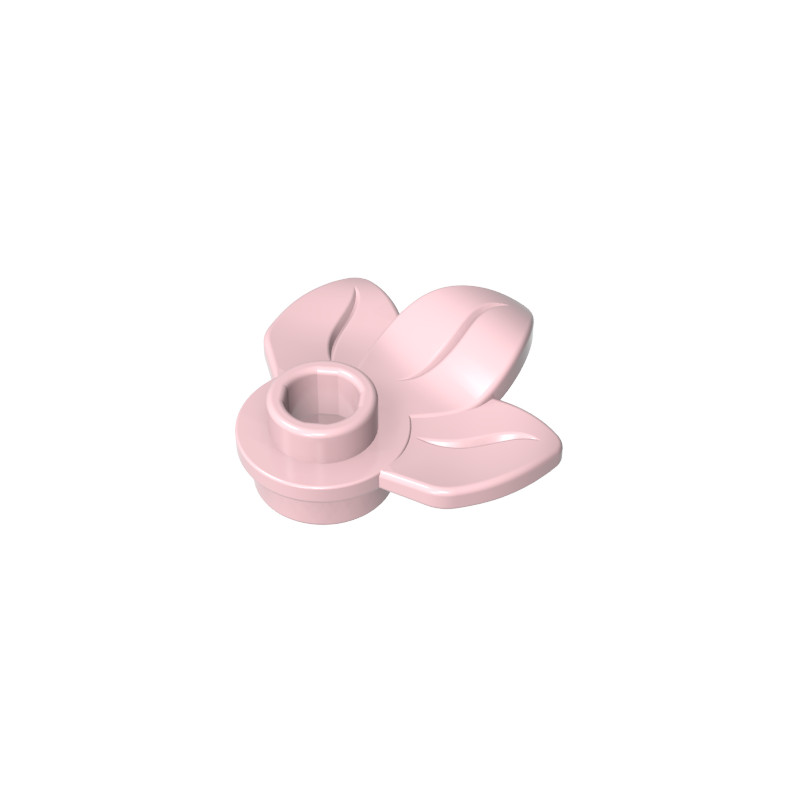 Plant, Plate 1 x 1 Round with 3 Leaves