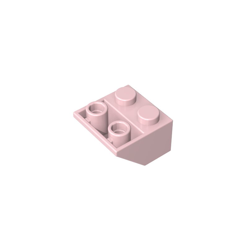 Slope Inverted 45° 2 x 2 [Ovoid Bottom Pin, Bar-sized Stud Holes]