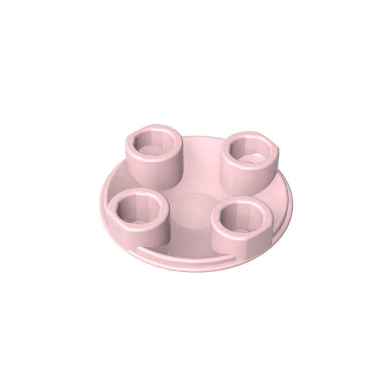 Plate Round 2 x 2 with Rounded Bottom [Boat Stud]