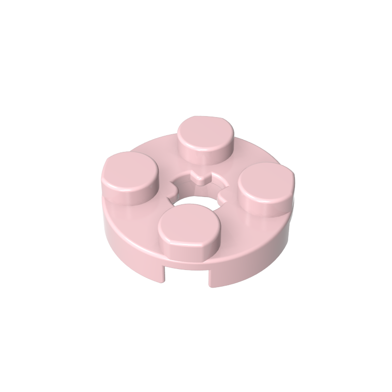 Plate Round 2 x 2 with Axle Hole Type 1 (+ Opening)