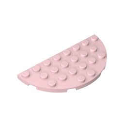 Plate Round Half 4 x 8
