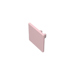 Road Sign Clip-on 2 x 2 Square [Thick Open O Clip] - Color ID 17