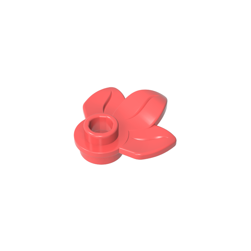Plant, Plate 1 x 1 Round with 3 Leaves