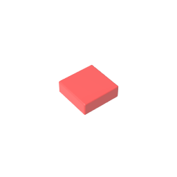 Tile 1 x 1 with Groove