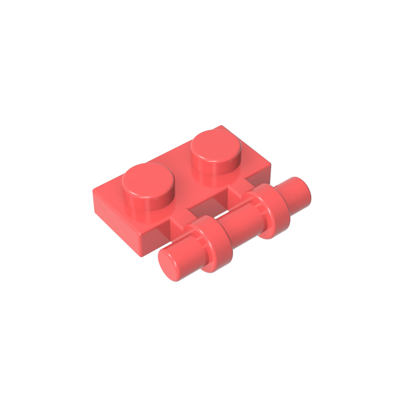 Plate Special 1 x 2 Side Handle [Free Ends]
