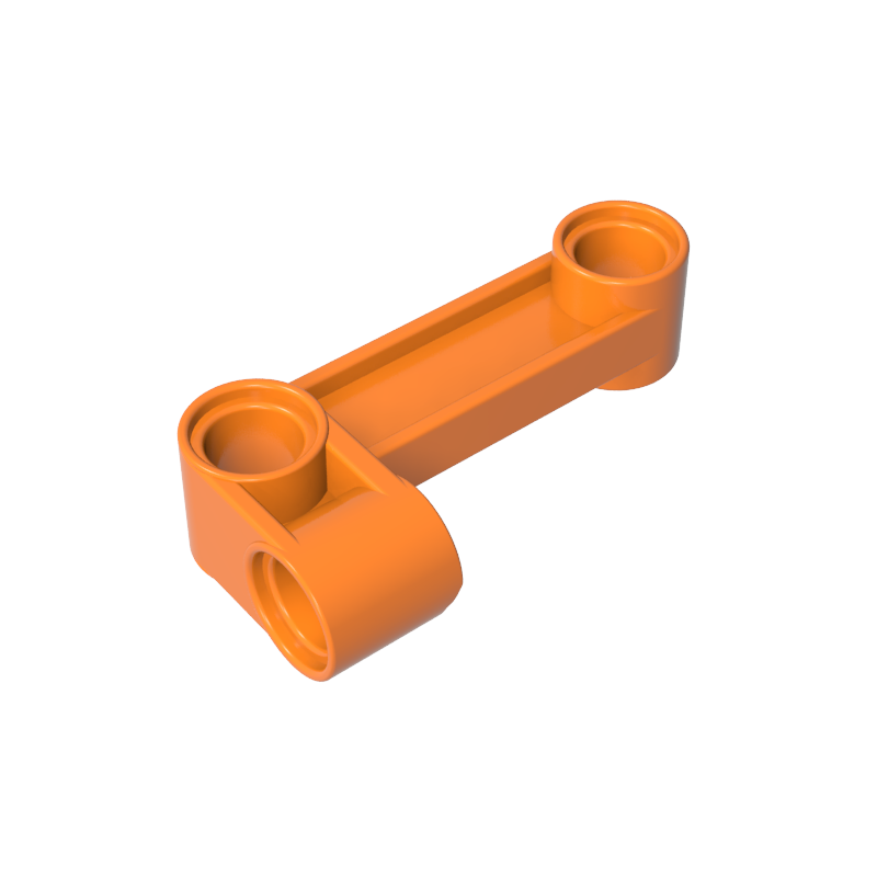 Technic Pin Connector Perpendicular 2 x 4 Bent - Beam with 90 Hole Ø 4.8