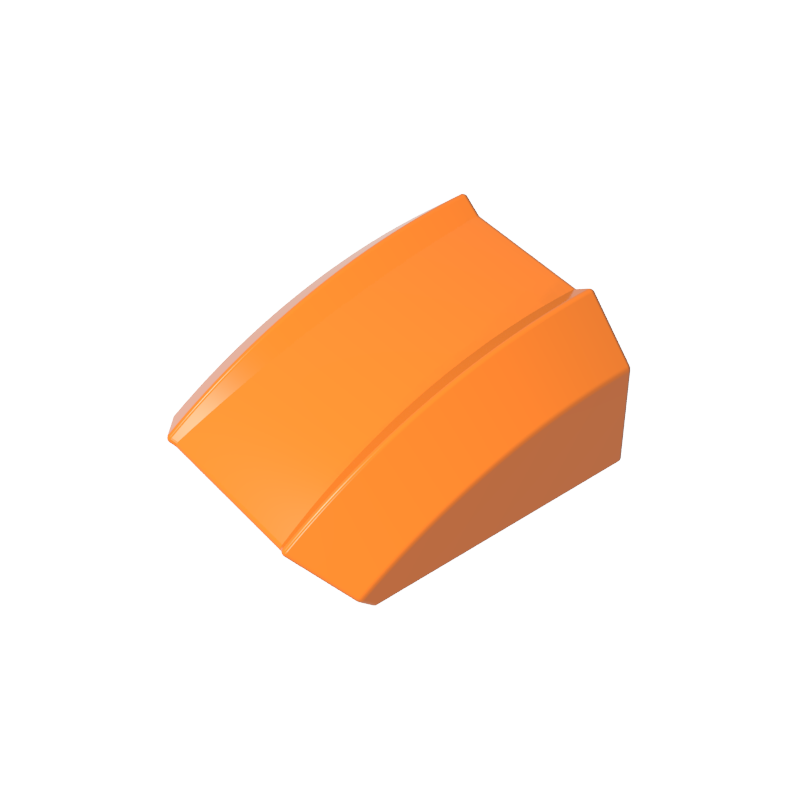 Slope Curved 2 x 2 with Lip, No Studs