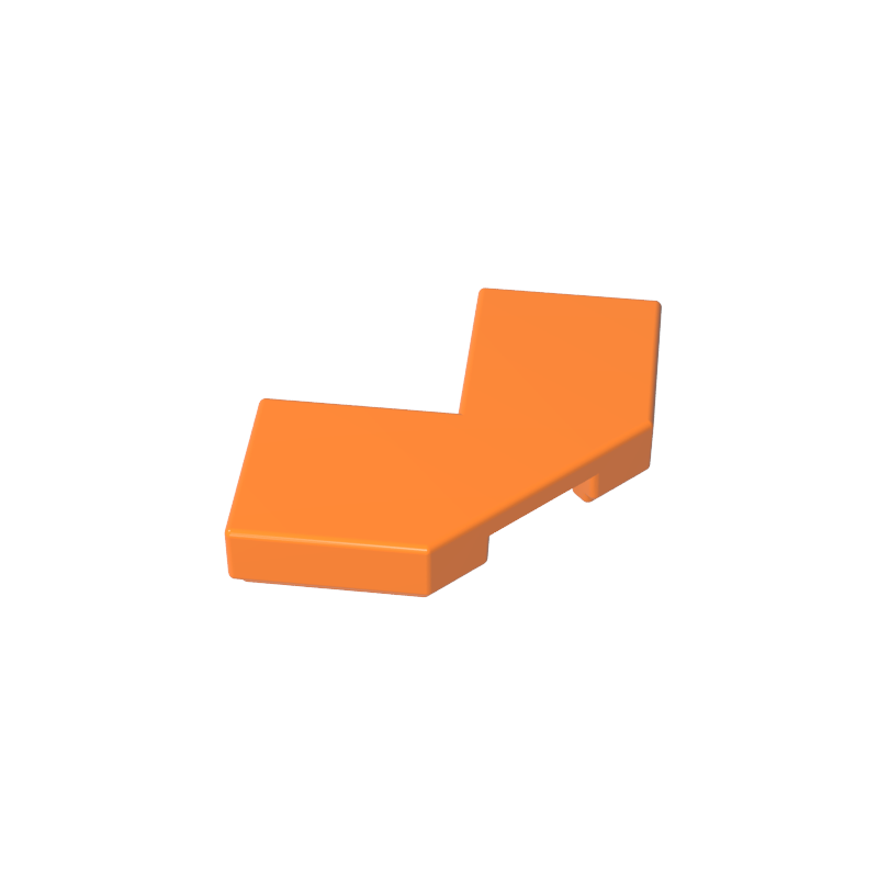 Tile Special 2 x 2 Corner with Cut Corner - Facet