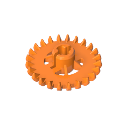 Technic Gear 24 Tooth Crown with Reinforcements [New Style]