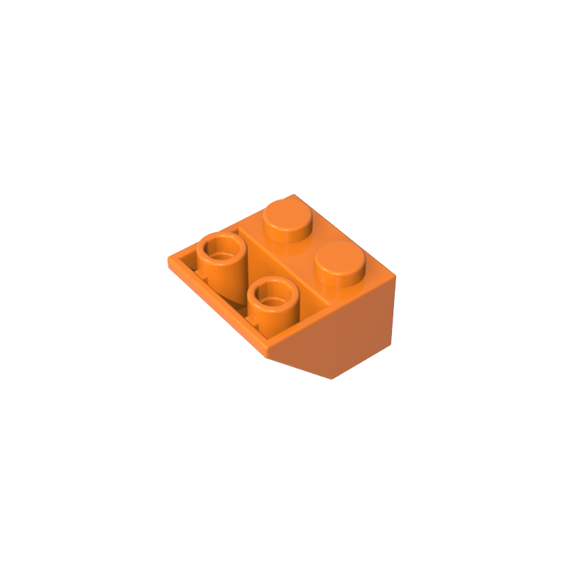 Slope Inverted 45° 2 x 2 [Ovoid Bottom Pin, Bar-sized Stud Holes]