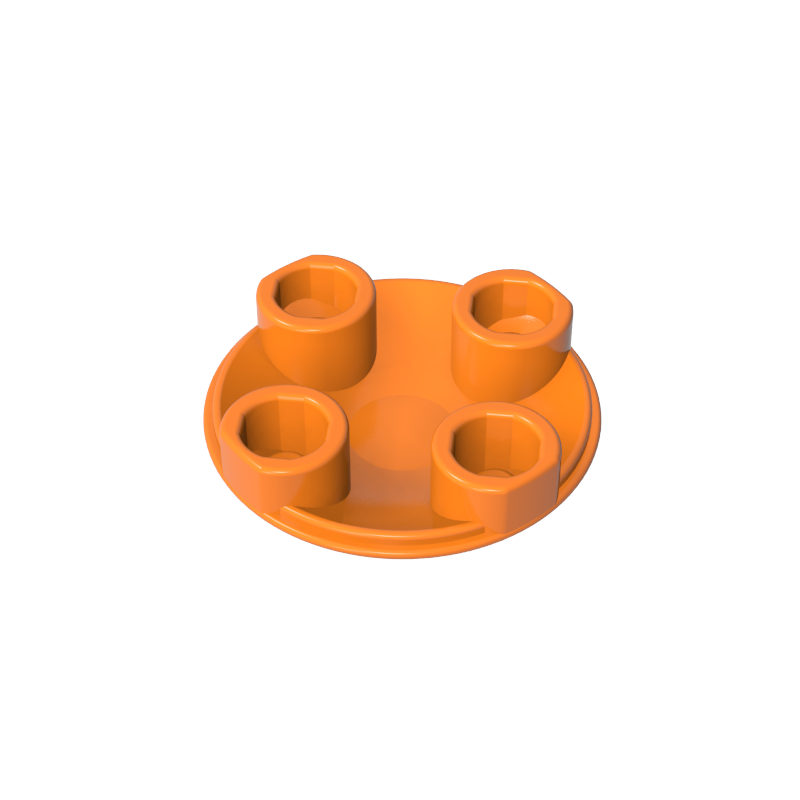 Plate Round 2 x 2 with Rounded Bottom [Boat Stud]