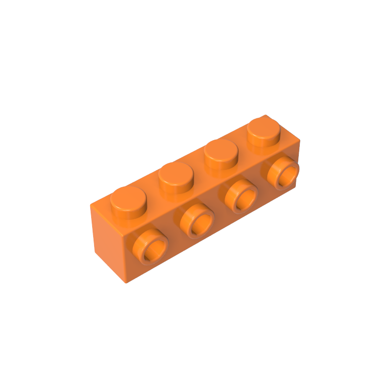 Brick Special 1 x 4 with 4 Studs on One Side