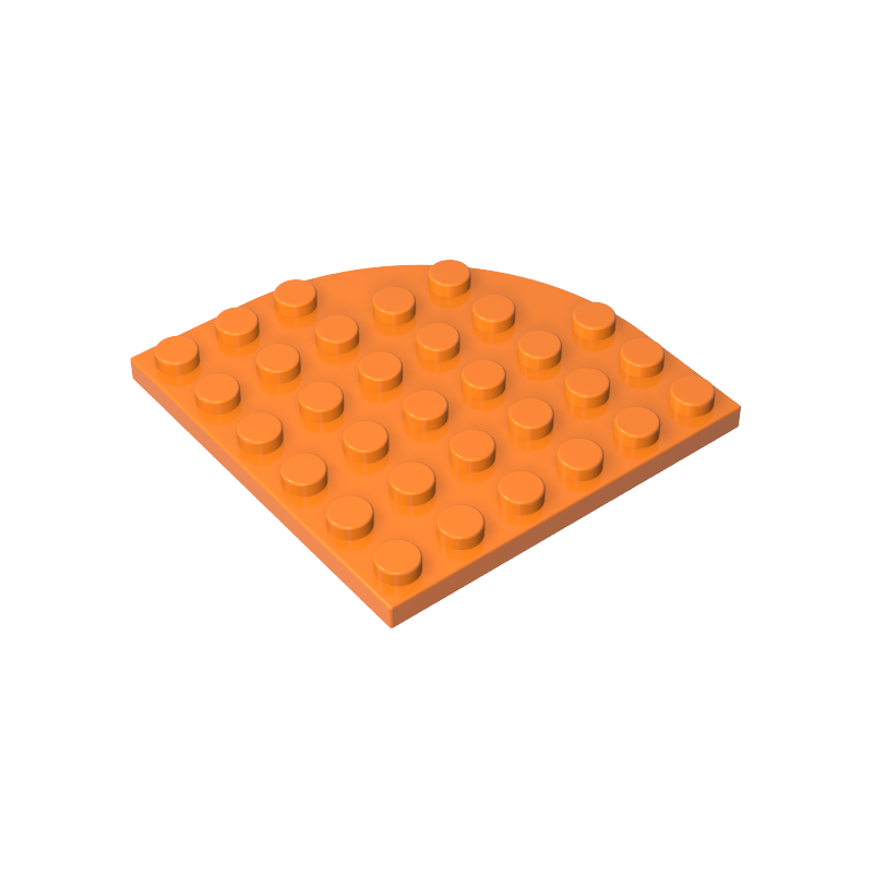 Plate Round Corner 6 x 6