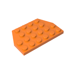 Wedge Plate 4 x 6 Cut Corners