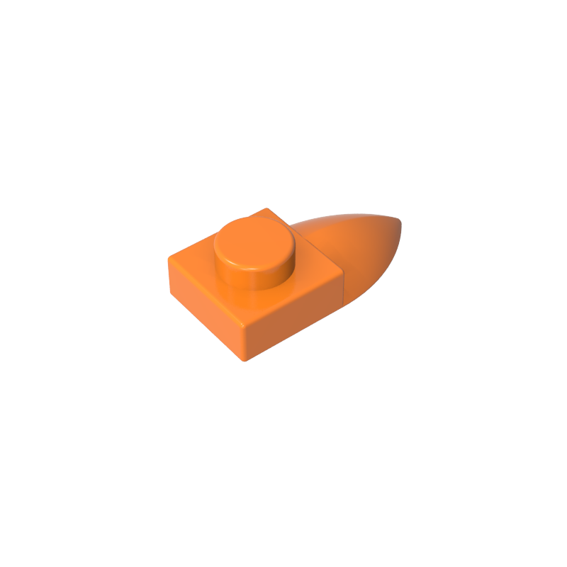 Plate Special 1 x 1 with Tooth
