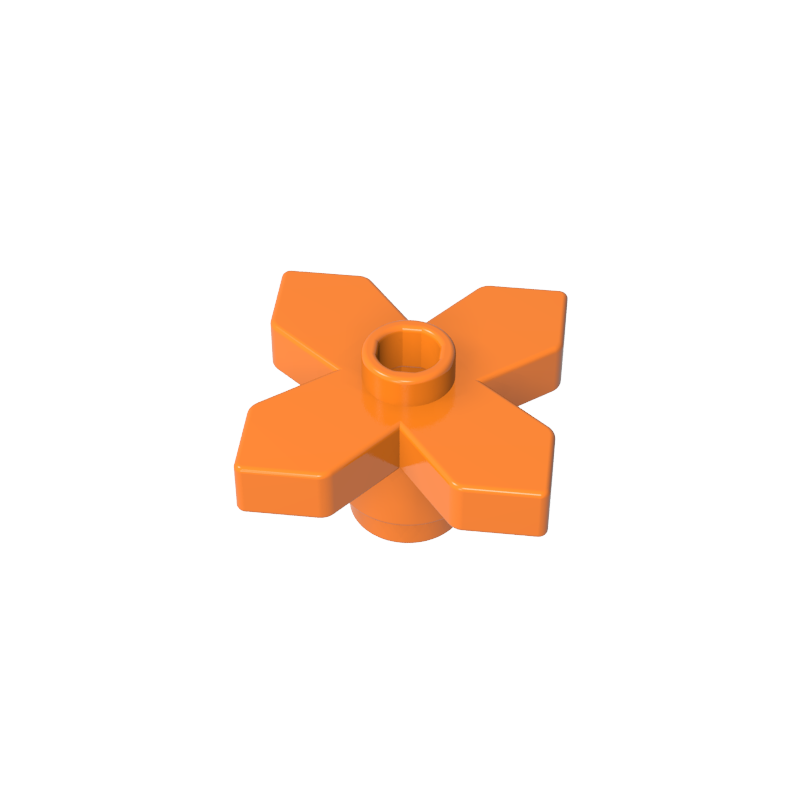 Plant, Flower 2 x 2 Leaves - Angular