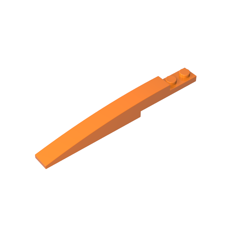 Brick Curved 10 x 1 [Asymmetric Inside Ridges]