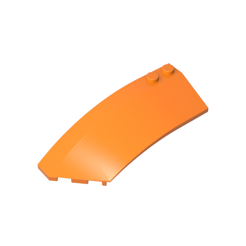 Wedge Curved 8 x 3 x 2 Open Left [Plain] - Color ID 21