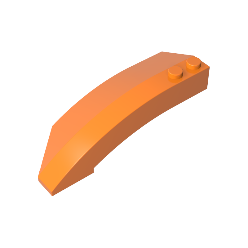 Wedge Curved 8 x 3 x 2 Open Right - Color ID 21