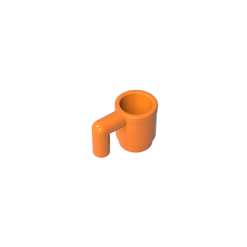 Equipment Cup / Mug [Plain] — GoBricks compatible brick