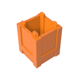 Container Box 2 x 2 x 2 - Top Opening - Color ID 21