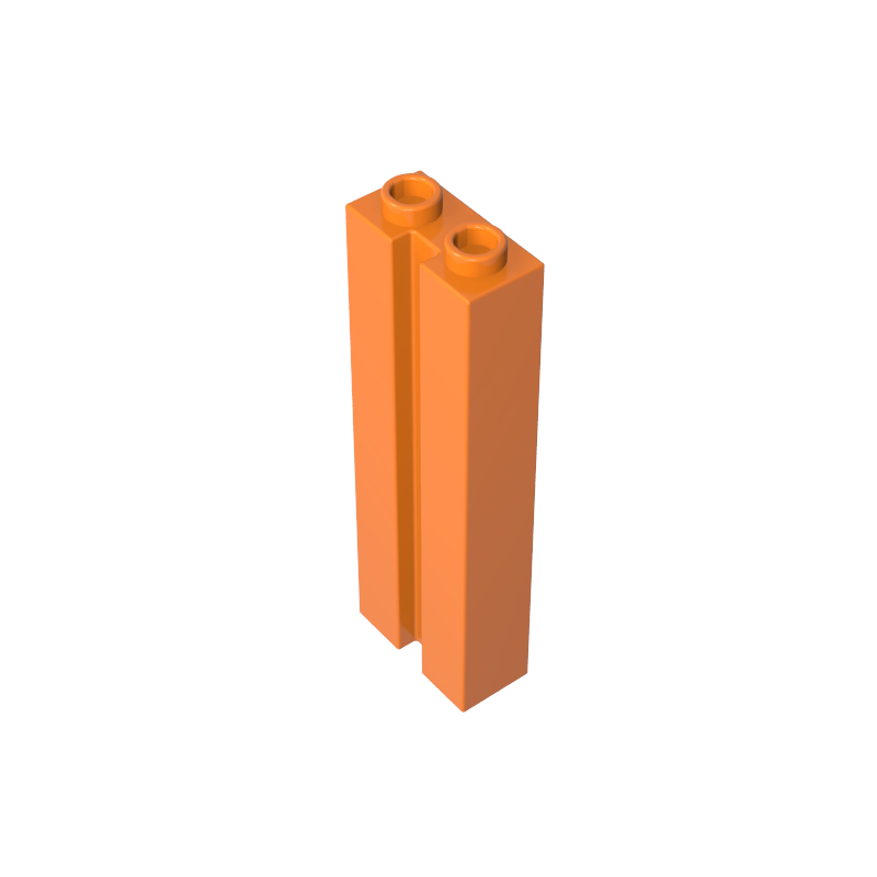 Brick Special 1 x 2 x 5 with Groove - Color ID 21