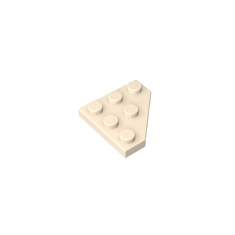 Wedge Plate 3 x 3 Cut Corner