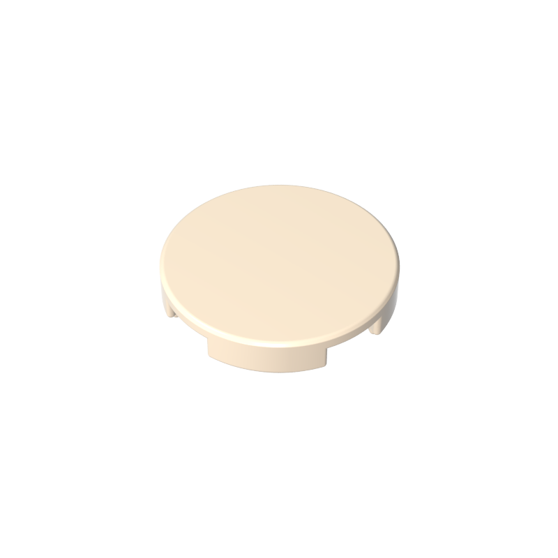 Tile Round 2 x 2 with Bottom Stud Holder