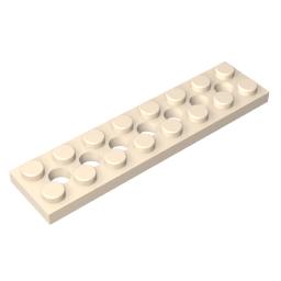 Technic Plate 2 x 8 [7 Holes]