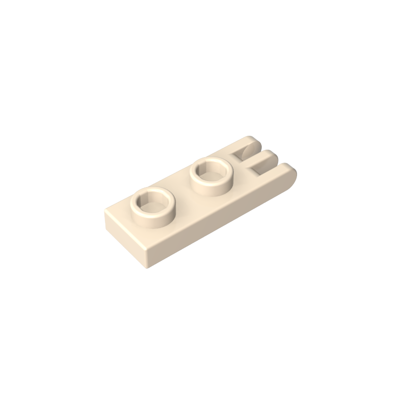 Hinge Plate 1 x 2 with 3 Fingers and Hollow Studs - Color ID 27