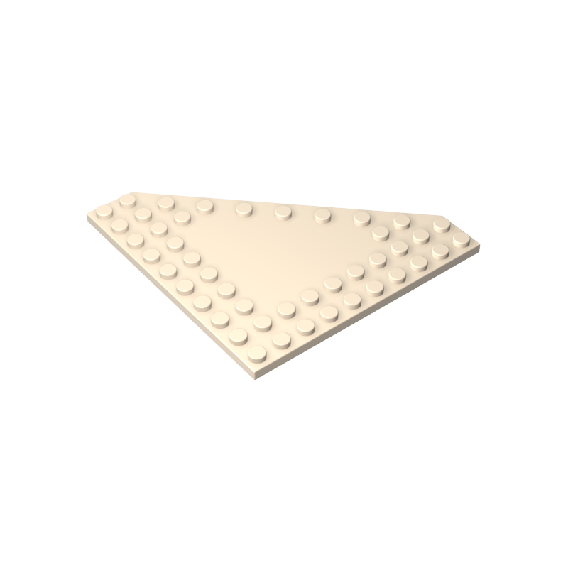 Wedge Plate 10 x 10 Cut Corner [No Centre Studs] - Color ID 27