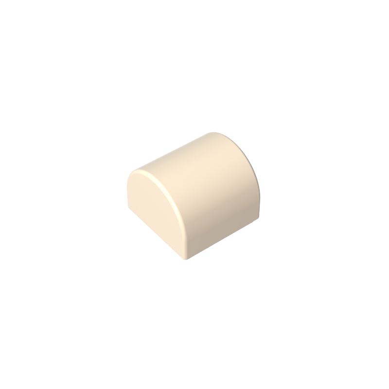 Brick Curved 1 x 1 x 2/3 Double Curved Top, No Studs