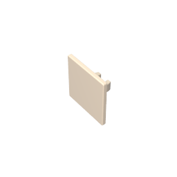 Road Sign Clip-on 2 x 2 Square [Thick Open O Clip] - Color ID 27