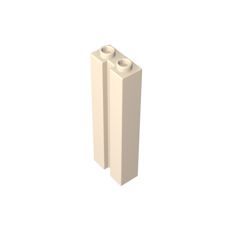 Brick Special 1 x 2 x 5 with Groove - Color ID 27