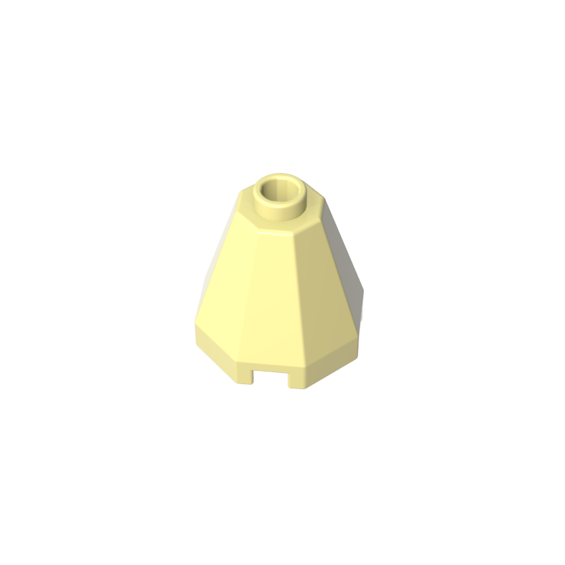Cone 2 x 2 x 1 2/3 Octagonal, Open Stud