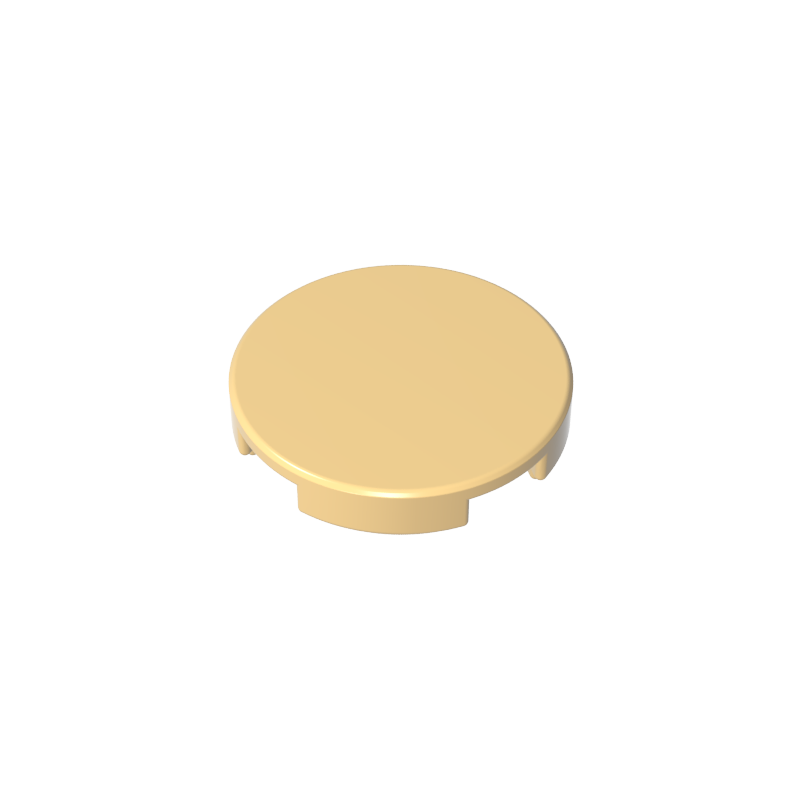 Tile Round 2 x 2 with Bottom Stud Holder
