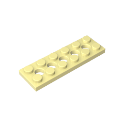 Technic Plate 2 x 6 [5 Holes]