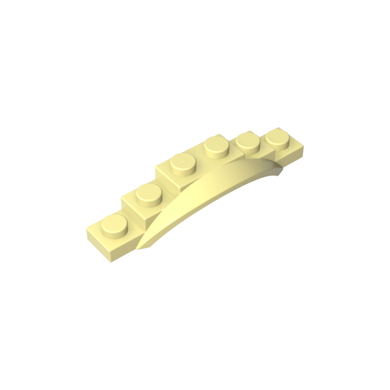 Wheel Arch, Mudguard, 1 1/2 x 6 x 1 [Arch Extended] - Color ID 29