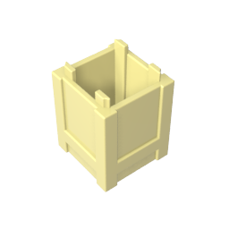 Container Box 2 x 2 x 2 - Top Opening - Color ID 29