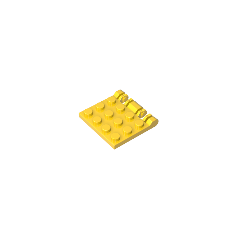Hinge Plate 3 x 4 Locking Dual 2 Finger, 9 Teeth