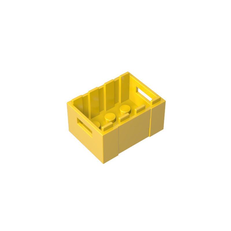 Box / Crate with Handholds  3 x 4 x 1 2/3