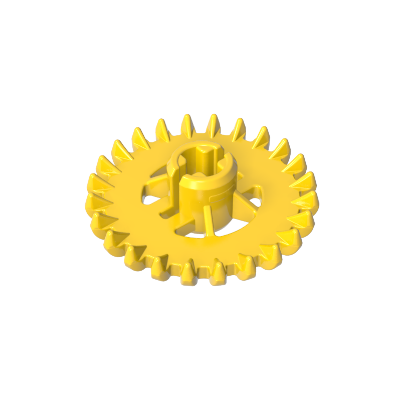 Technic Gear 24 Tooth Crown with Reinforcements [New Style]