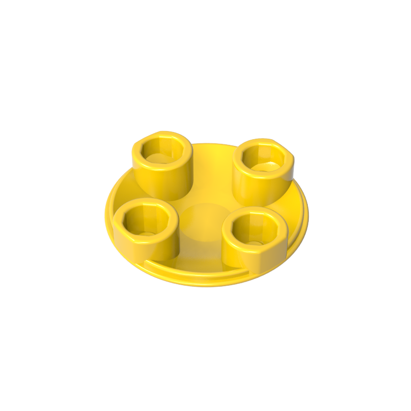 Plate Round 2 x 2 with Rounded Bottom [Boat Stud]