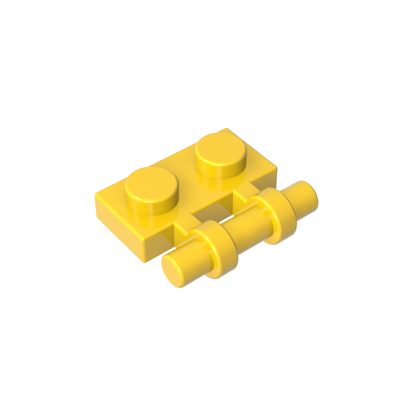 Plate Special 1 x 2 Side Handle [Free Ends]