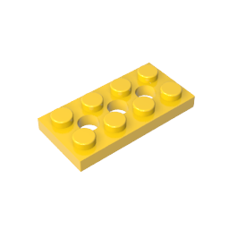 Technic Plate 2 x 4 [3 Holes]