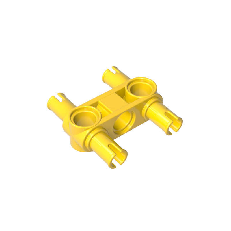 Technic Pin Connector Hub Perpendicular 3L with 4 Pins