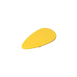 Minifig Shield Ovoid [Plain] - Color ID 30
