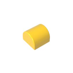 Brick Curved 1 x 1 x 2/3 Double Curved Top, No Studs